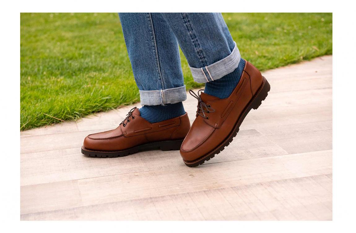 Bateau Fauve en cuir Haas | Cousu Goodyear & semelle Vibram