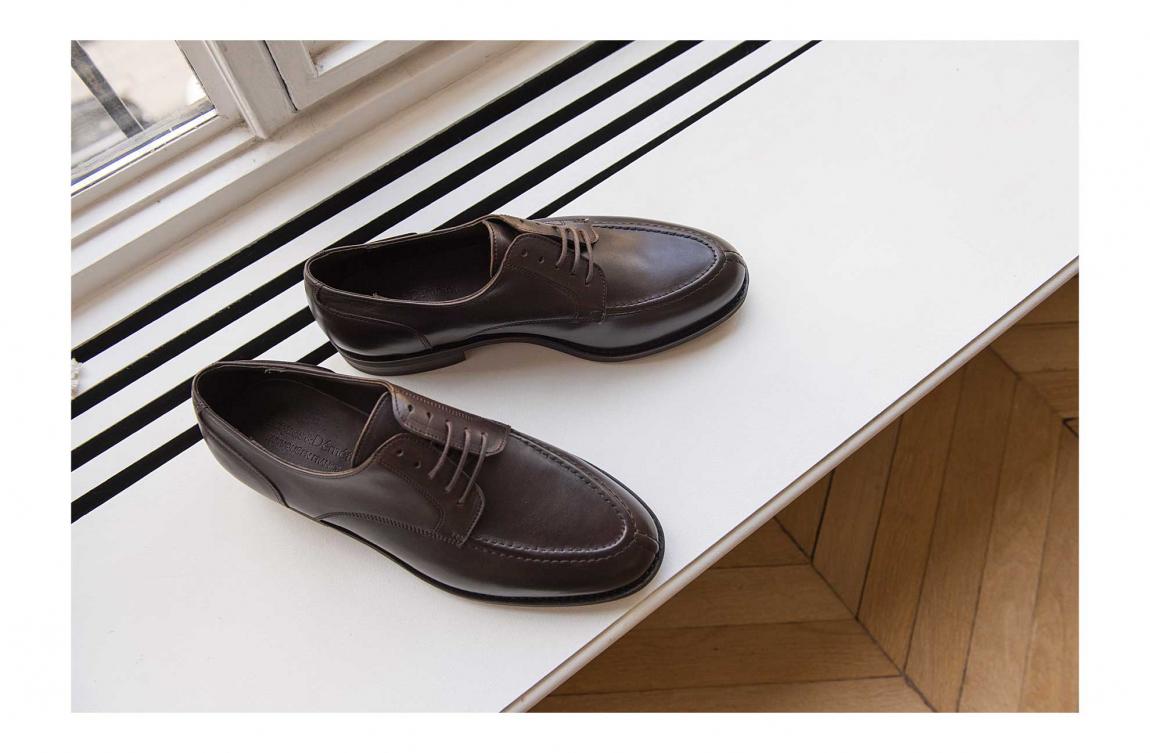 Derby Floch Espresso en cuir Haas | Cousu Goodyear - Semelles Vibram