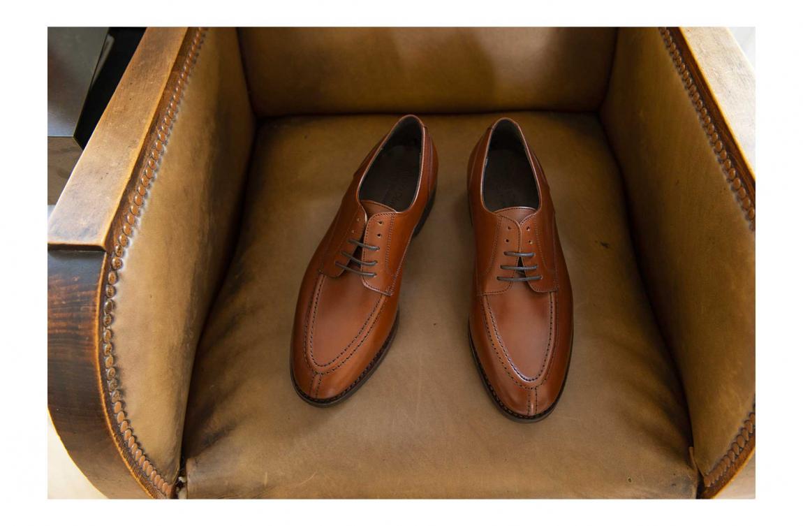 Derby Floch Fauve en cuir Haas | Cousu Goodyear - Semelles Vibram