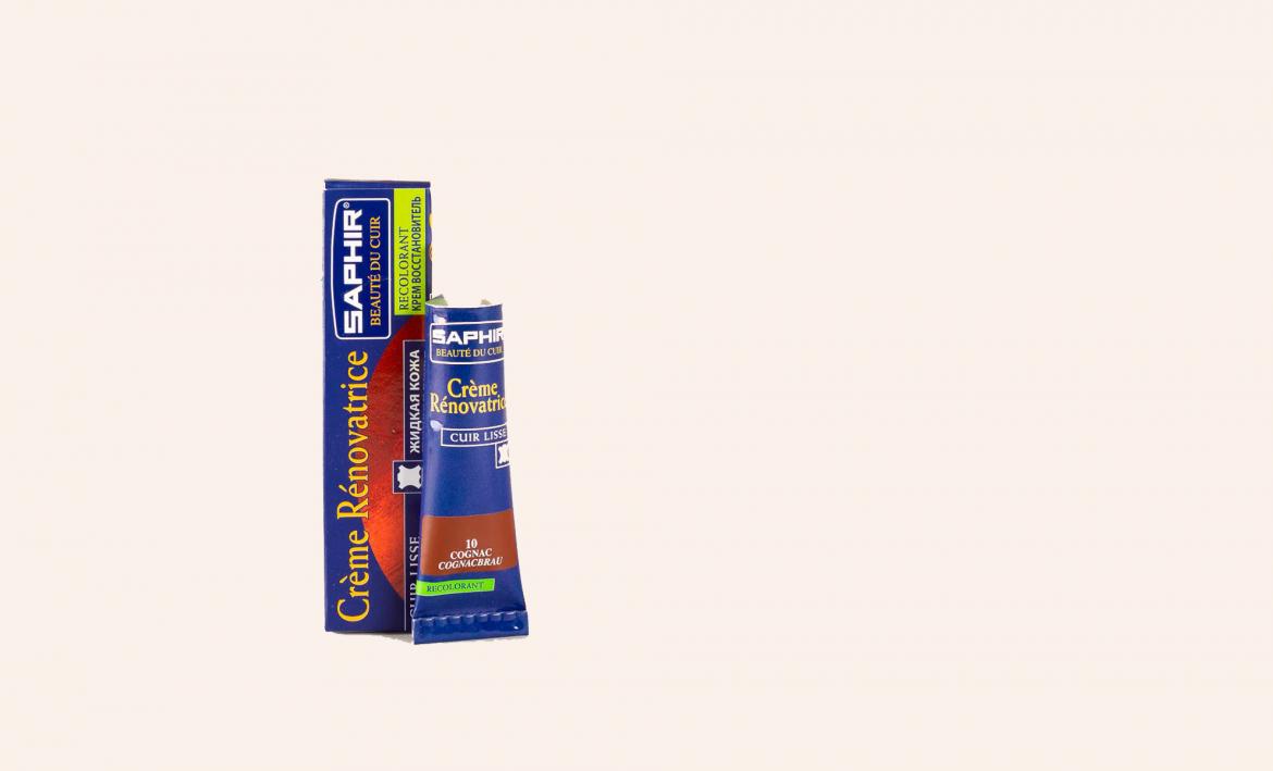 Crème rénovatrice Saphir – Répare & recolore le cuir - 25ml