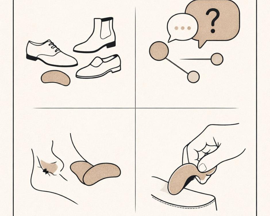 FAQ – Antiglissoirs (talon qui glisse)