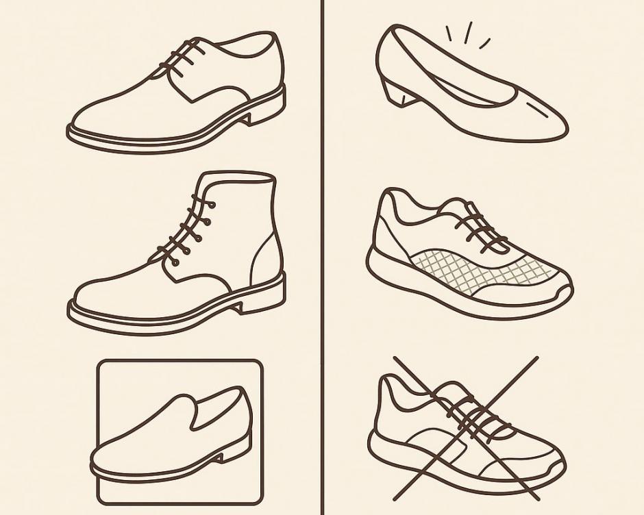 Pour quelles chaussures et quelles matières ?