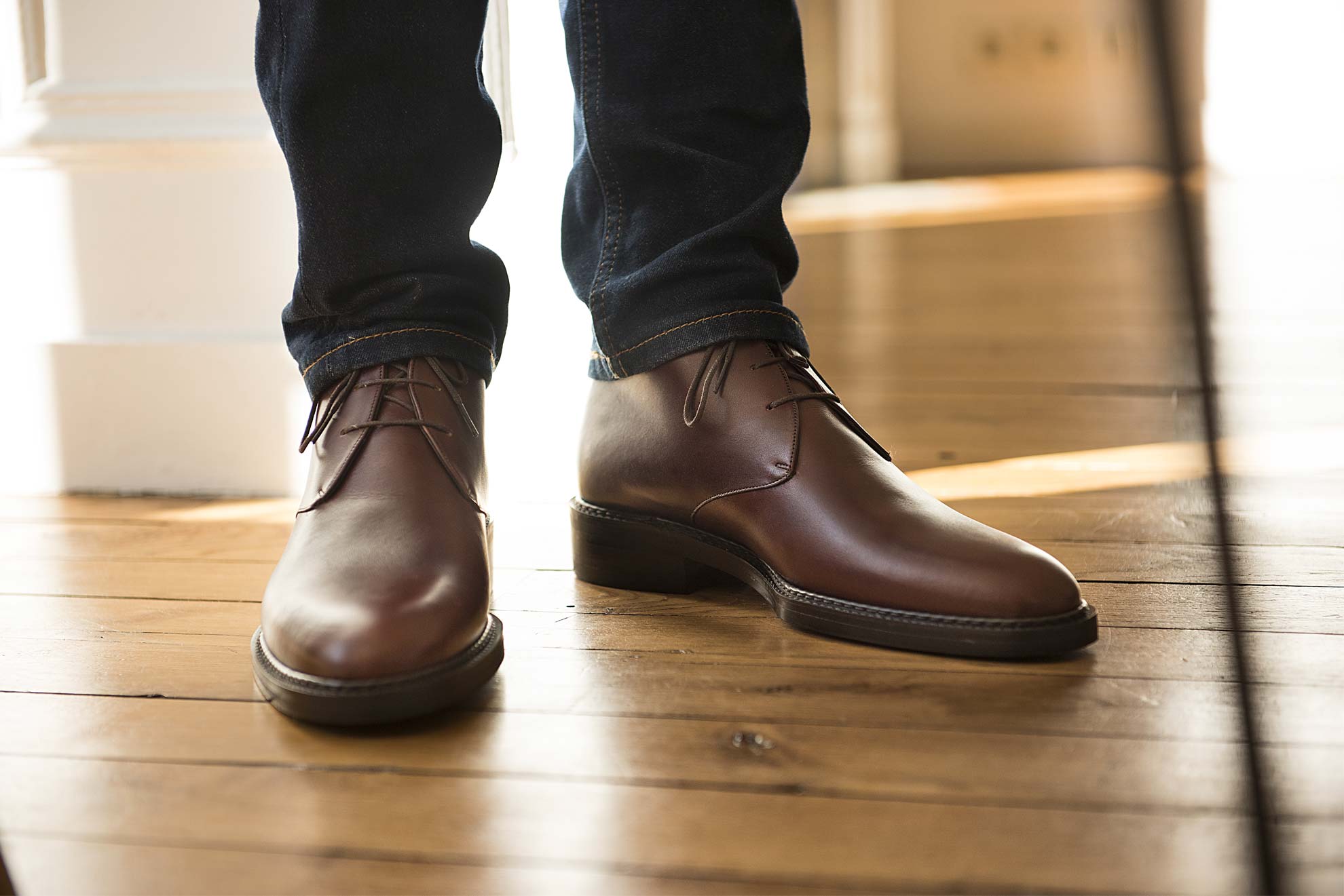 chukka bradstreet pour homme en marron