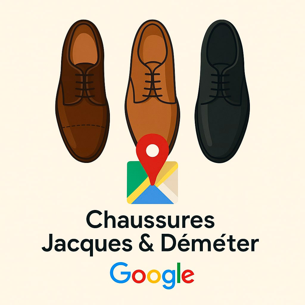 Avis Google sur les chaussures Jacques & D&eacute;m&eacute;ter